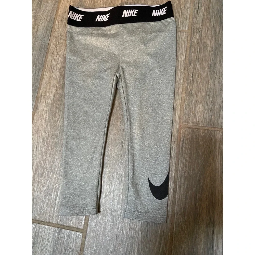 Nike‎ Dryfit pants leggings gray and black toddler 2T